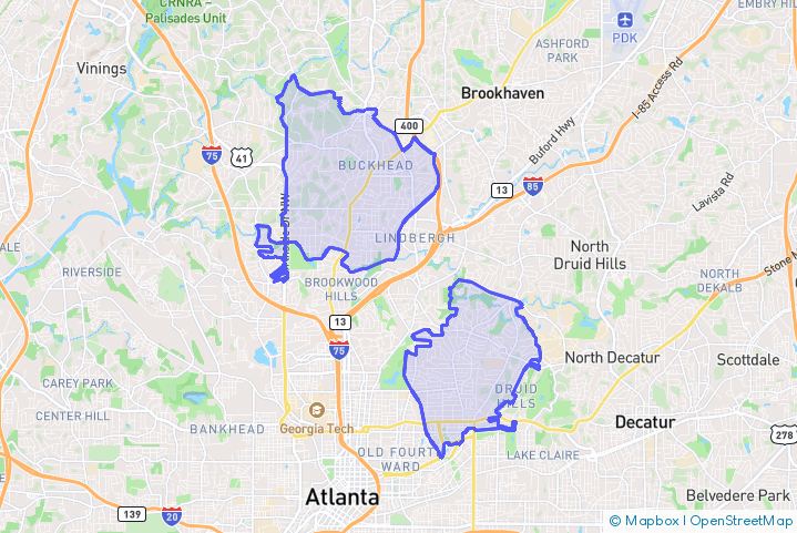 Service Area Map