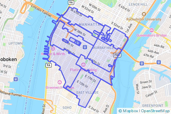 Service Area Map