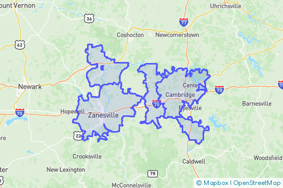 Service Area Map