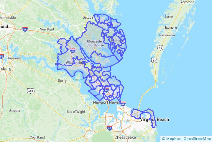 Service Area Map