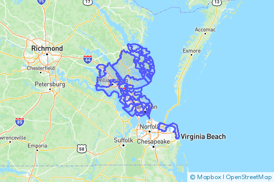 Service Area Map