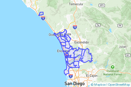 Service Area Map