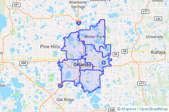 Service Area Map