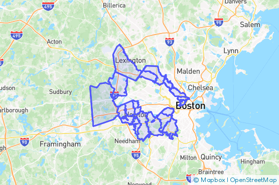 Service Area Map
