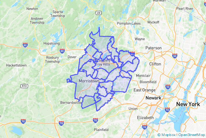 Service Area Map