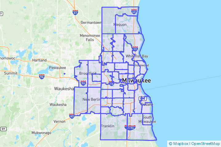 Service Area Map