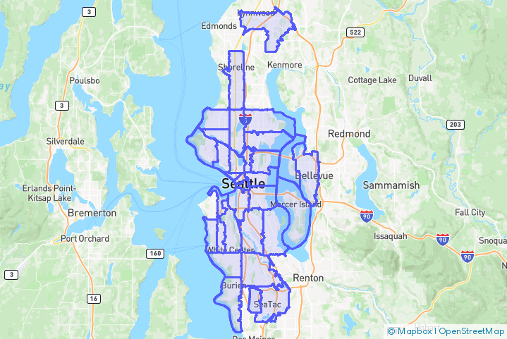 Service Area Map