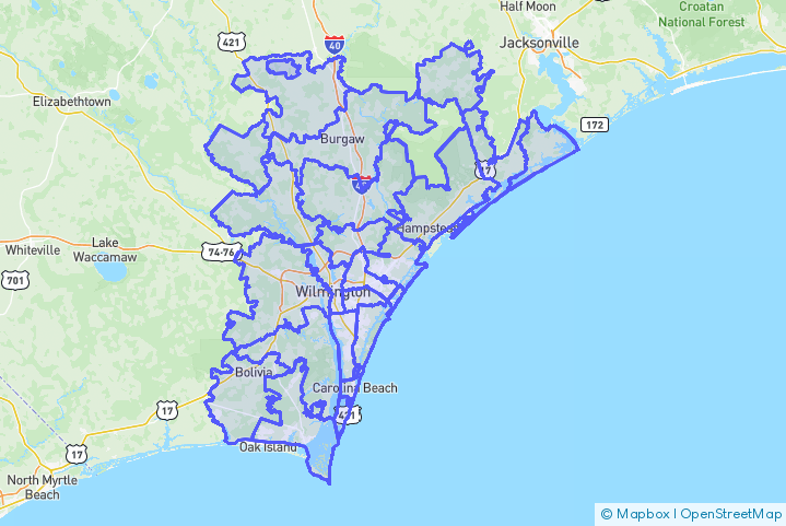 Service Area Map
