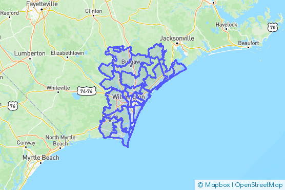 Service Area Map