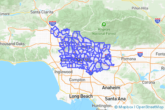 Service Area Map