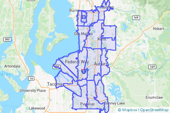 Service Area Map