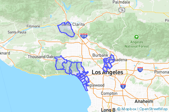 Service Area Map