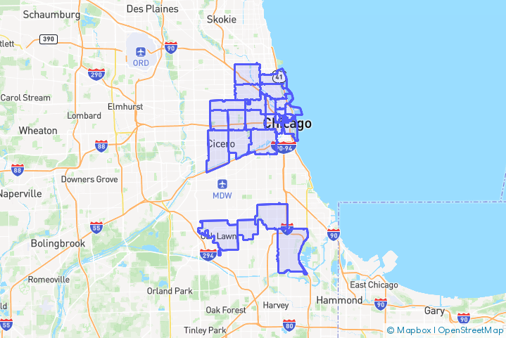 Service Area Map