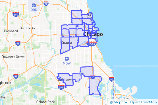 Service Area Map