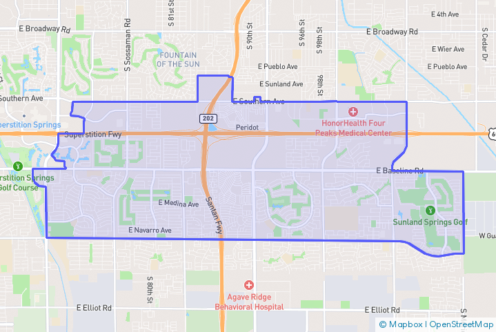 Service Area Map