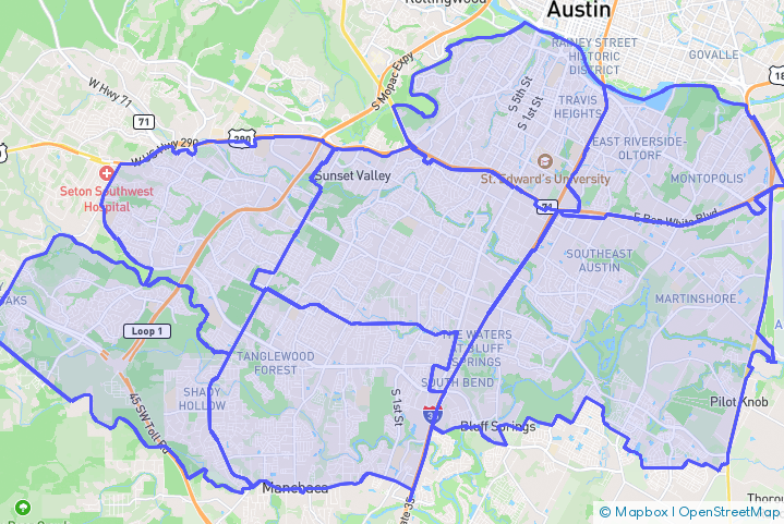 Service Area Map