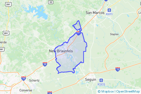 Service Area Map