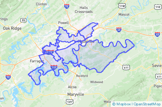 Service Area Map