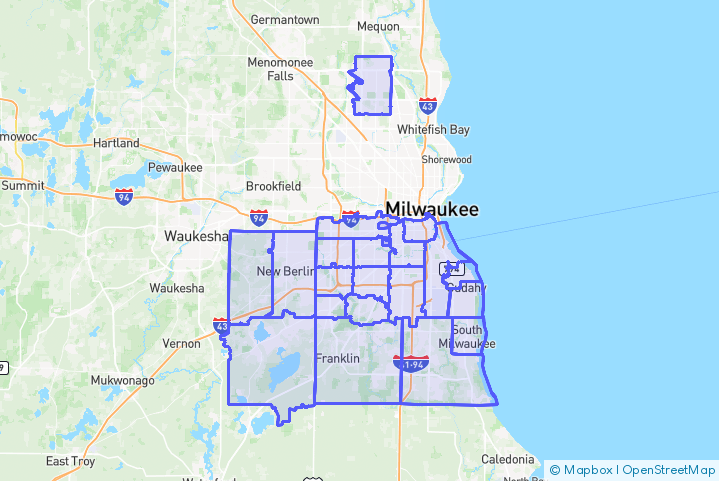 Service Area Map