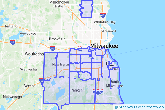 Service Area Map