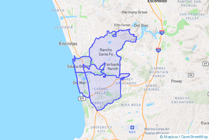 Service Area Map