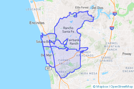 Service Area Map