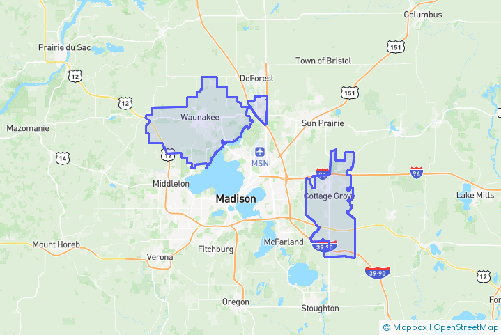 Service Area Map