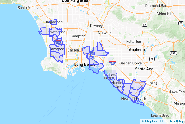Service Area Map