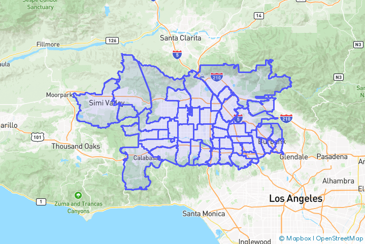 Service Area Map