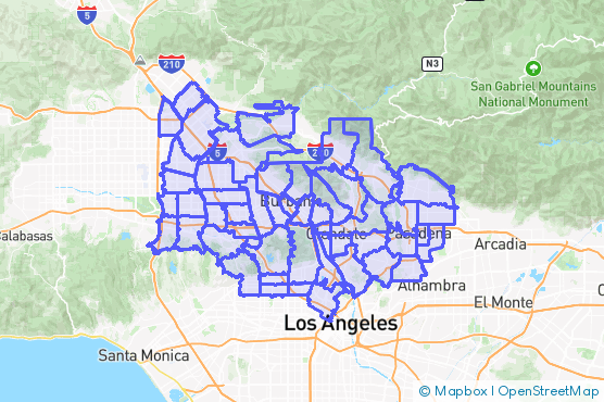Service Area Map