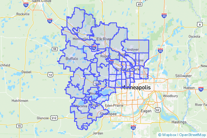 Service Area Map