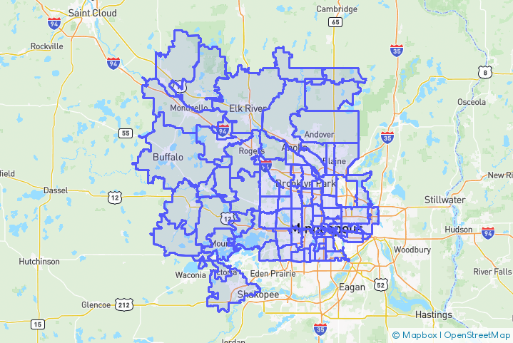 Service Area Map