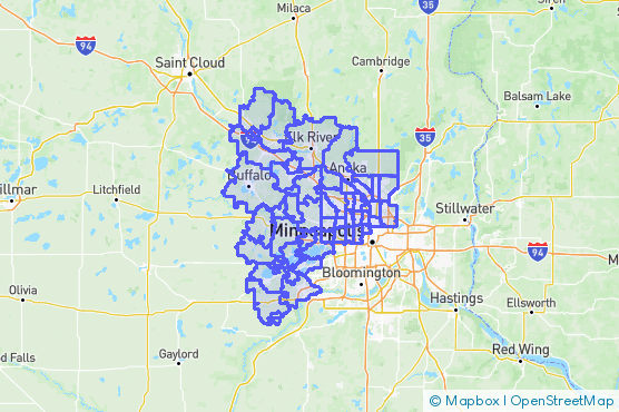 Service Area Map