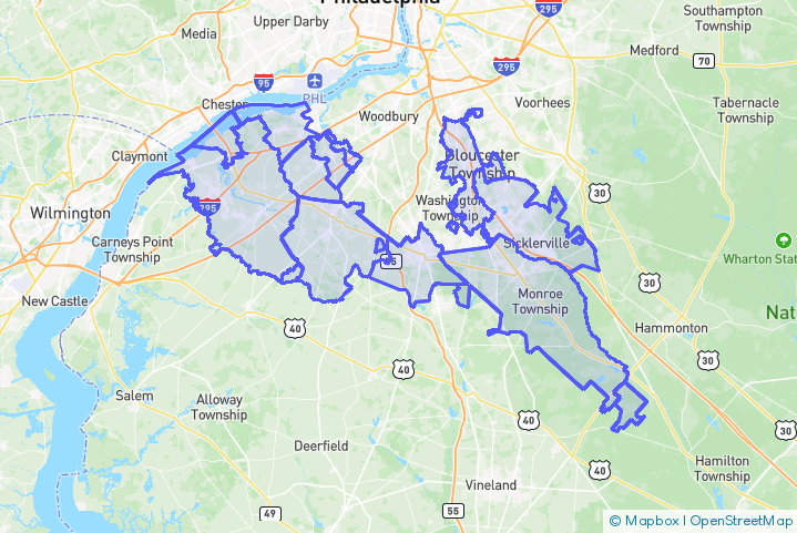 Service Area Map