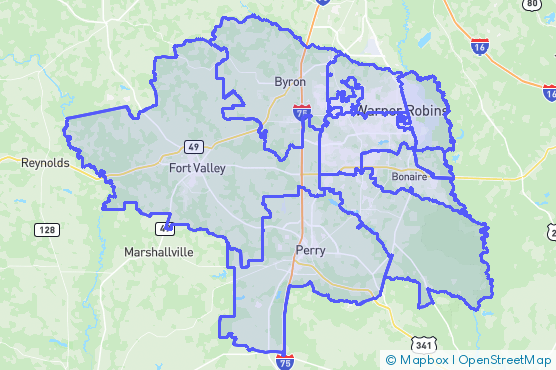 Service Area Map
