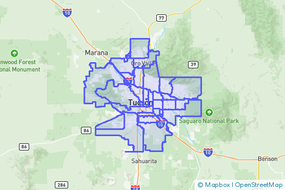 Service Area Map