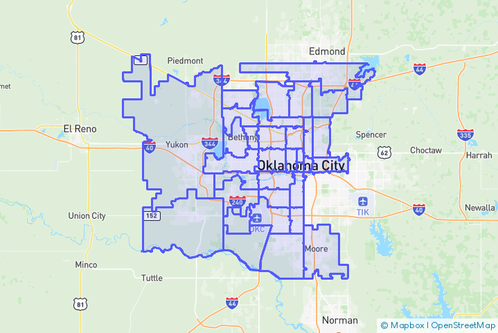 Service Area Map