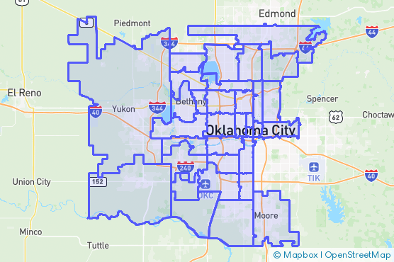 Service Area Map