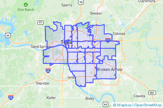 Service Area Map
