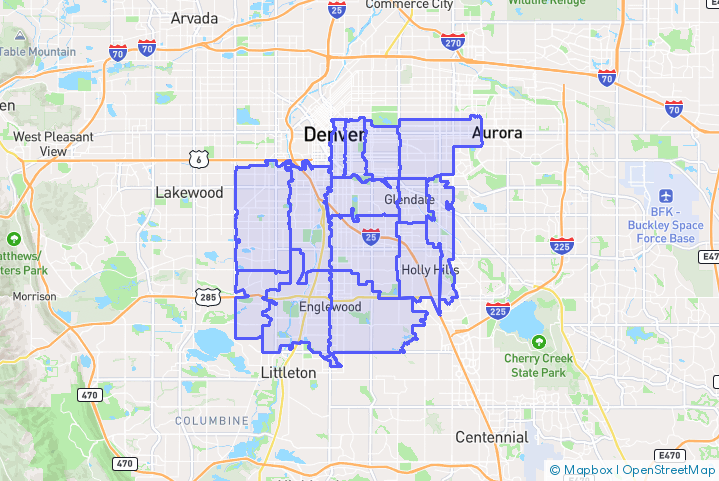 Service Area Map