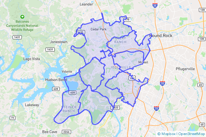 Service Area Map