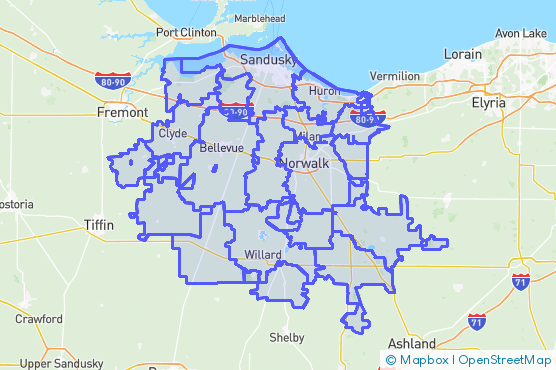 Service Area Map