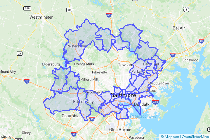 Service Area Map