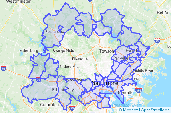 Service Area Map