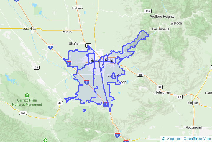 Service Area Map