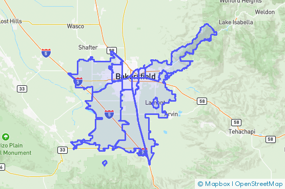 Service Area Map
