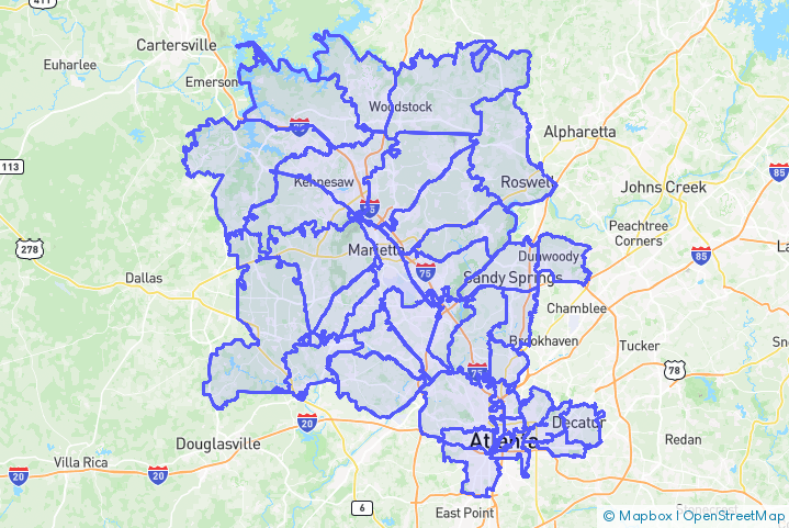 Service Area Map