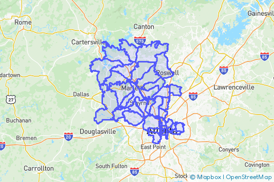 Service Area Map