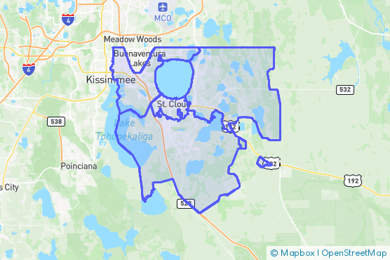 Service Area Map