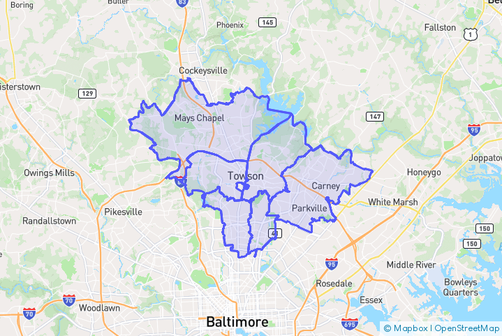Service Area Map